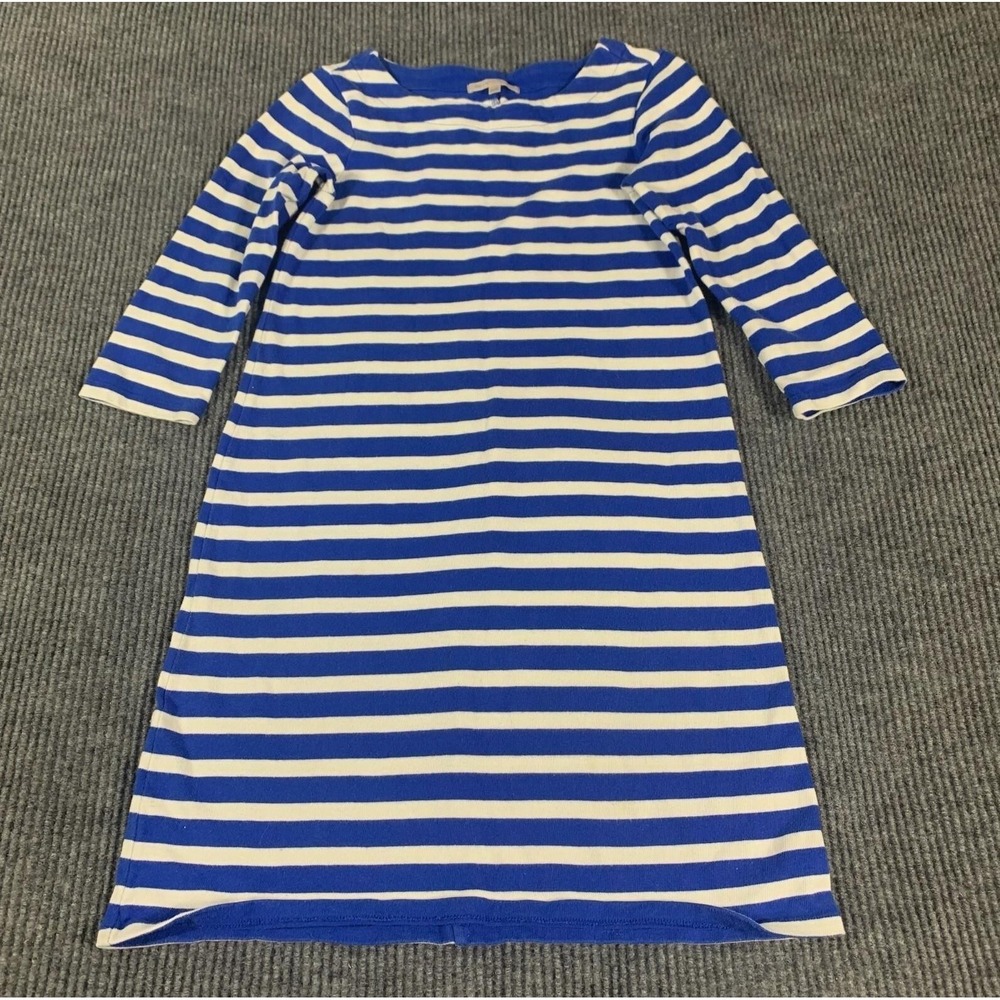 Gap Dress Womens Extra Small Blue Stripe Long Sleeve Sweater Straight Coastal